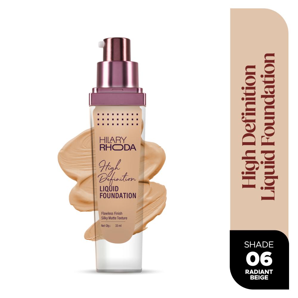 Liquid High Definition Matte Foundation - Radiant Beige 06