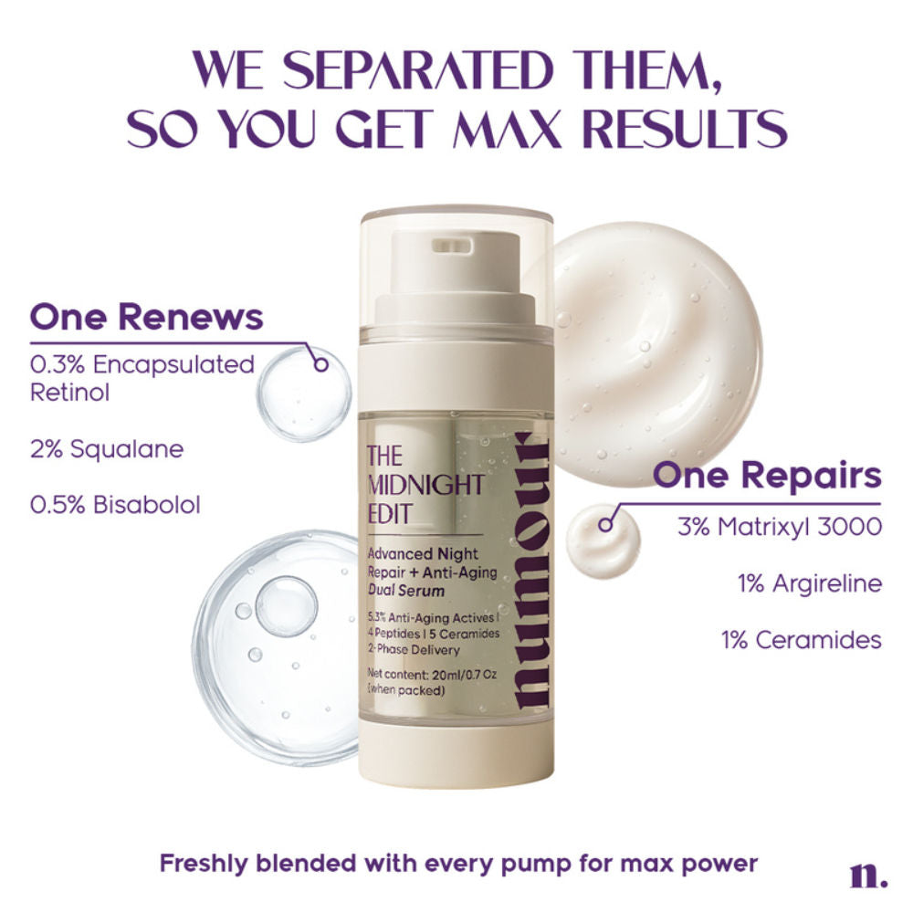 The Midnight Edit Dual Anti-Aging Serum