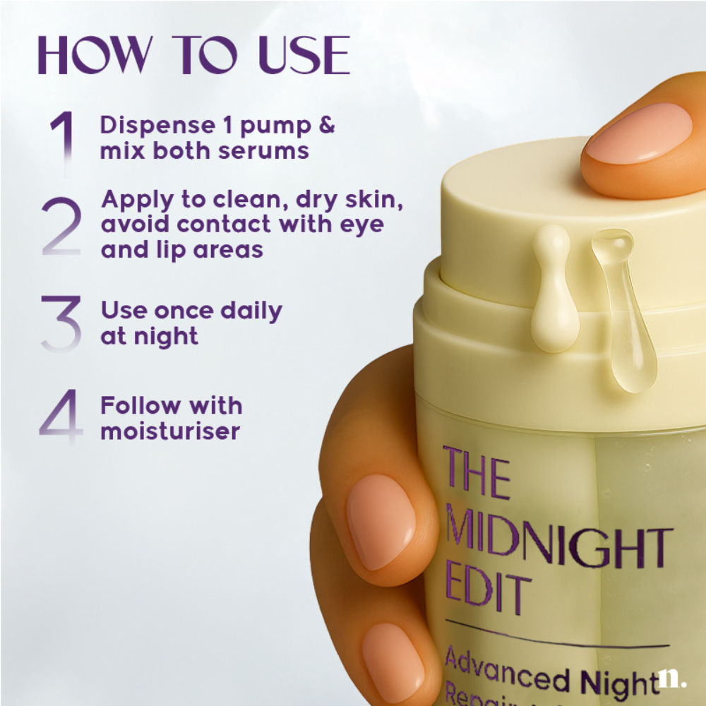 The Midnight Edit Dual Anti-Aging Serum