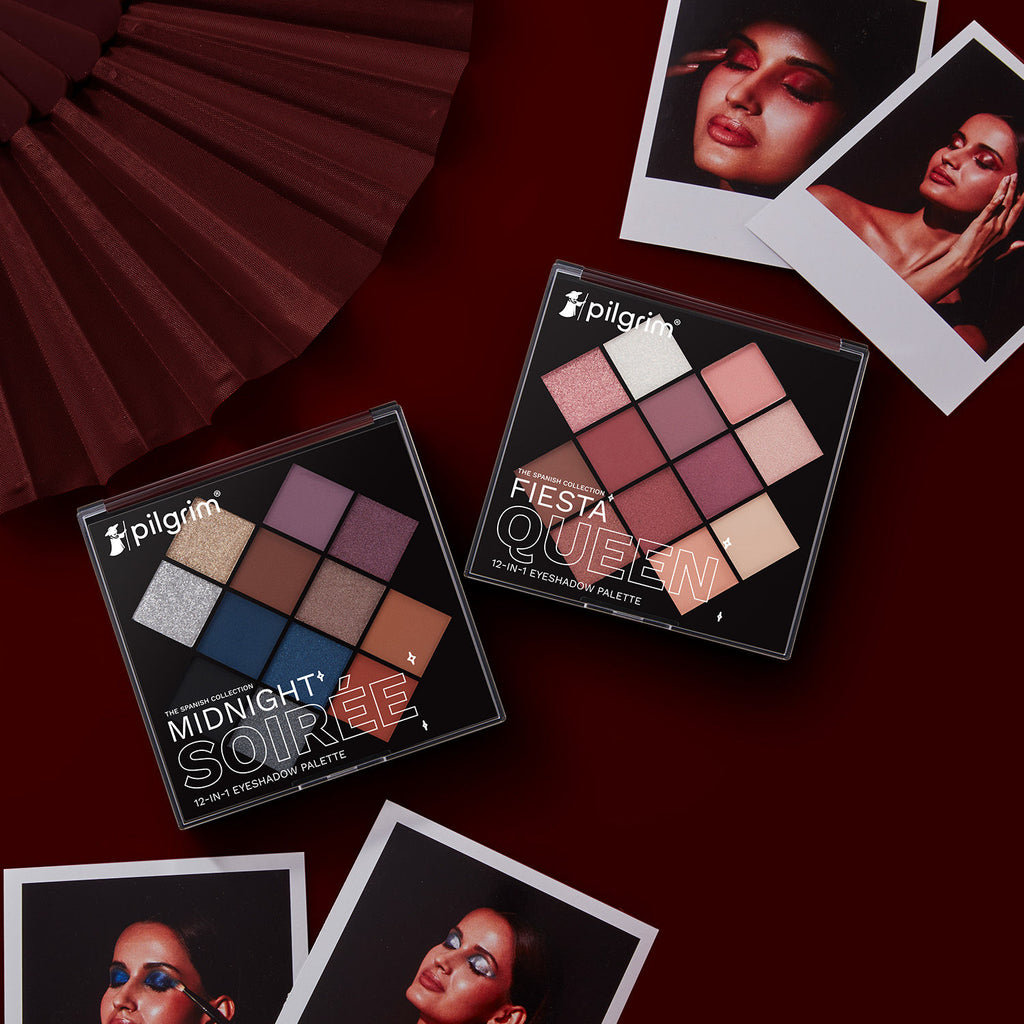 Eyeshadow Fiesta Queen 12-In-1 Highly Pigmented Shades