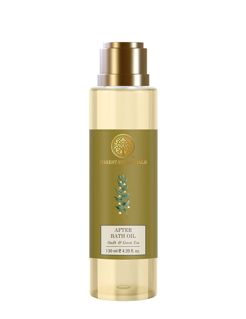 After Bath Oil Oudh & Green Tea Ayurvedic Moisturizing Shower Oil
