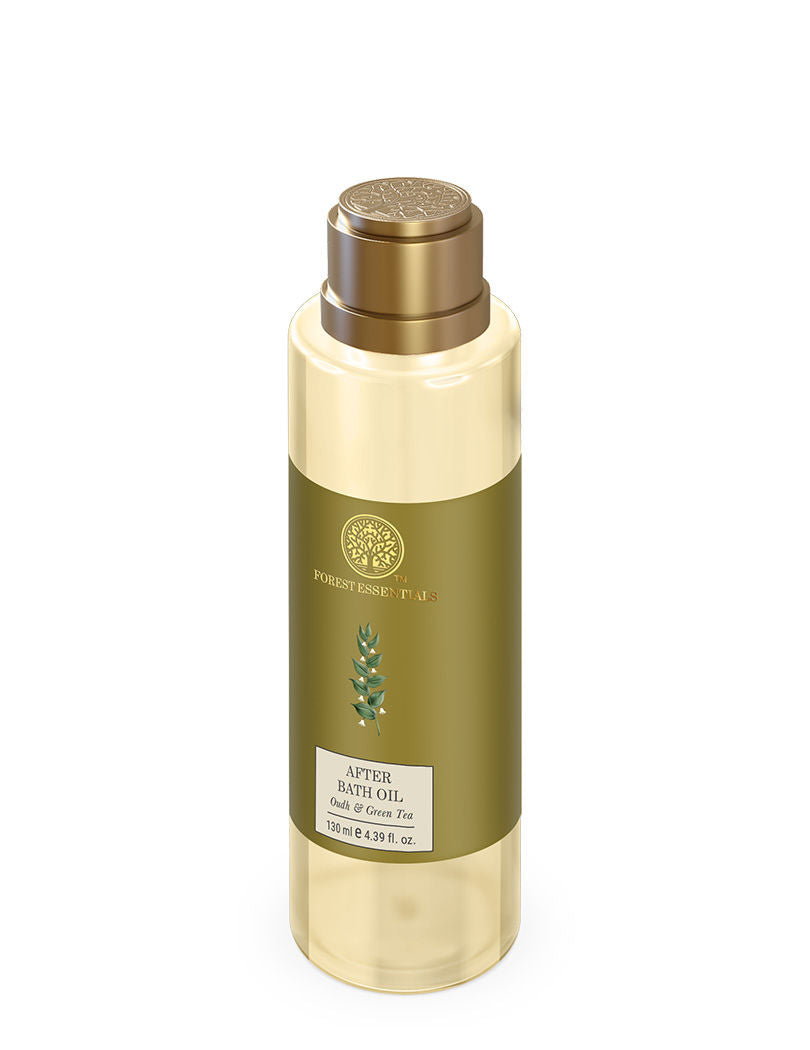 After Bath Oil Oudh & Green Tea Ayurvedic Moisturizing Shower Oil