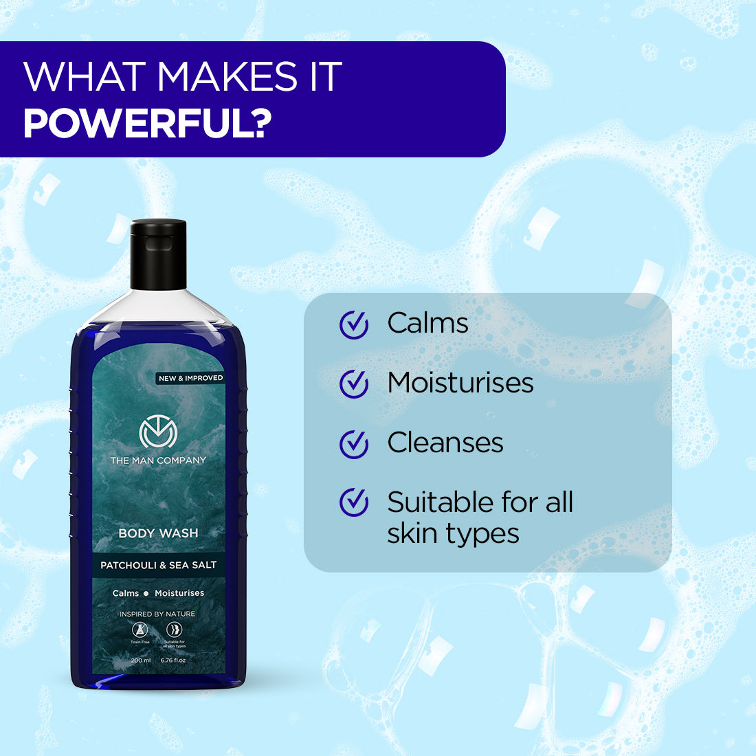 Refreshing Body Wash With Sea Salt & Patchouli