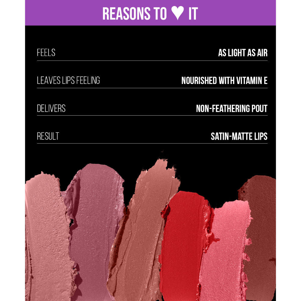 9to9 Creme De La Matte Lipstick