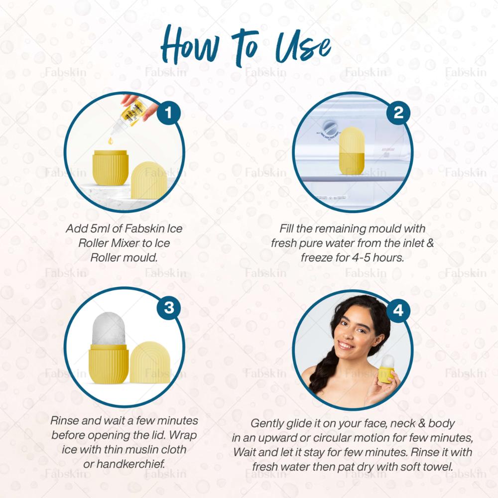 Lemon & Honey Ice Roller For Face