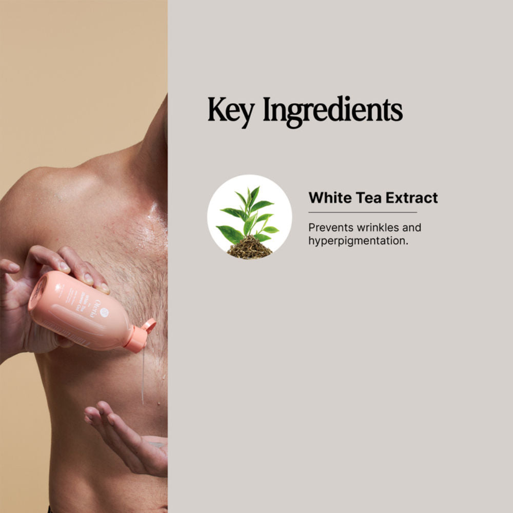 White Tea Body Shower Gel Hydrating Bath Care Men And Women For All Skin Types