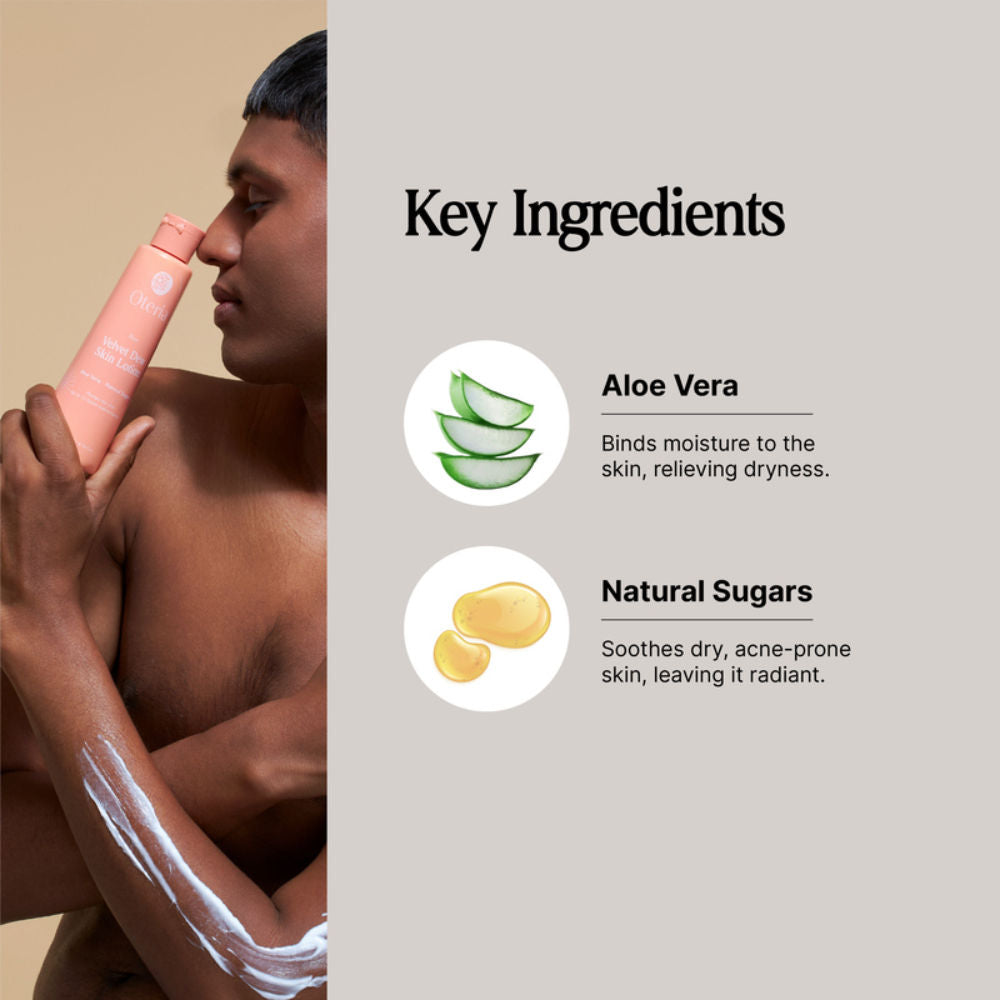 Velvet Dew Body Lotion With Aloe Vera 72+ Hrs Moisturisation For Dewy skincare