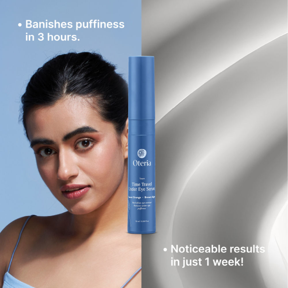 Under Eye Serum for Dark Circles And Puffiness With Brown Algae and Sweet Orange