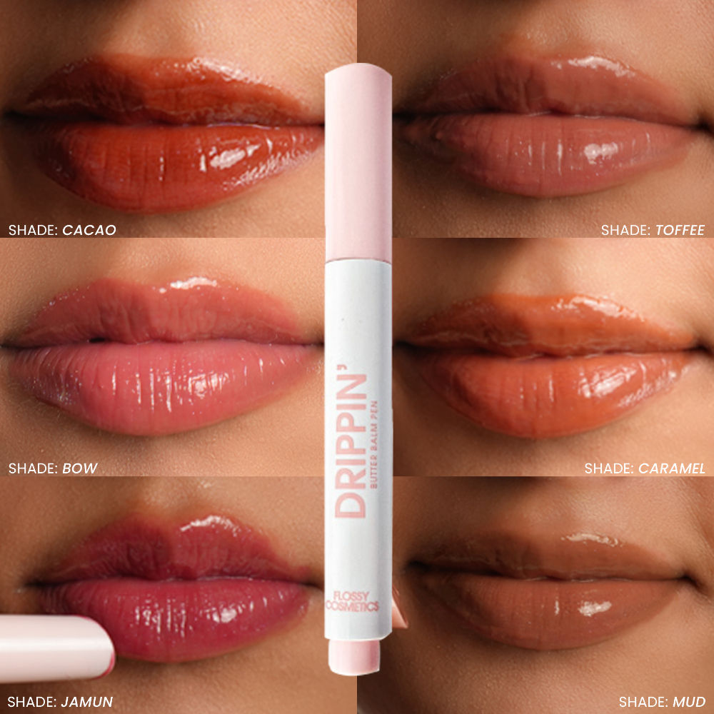 Tinted Lip Balm with Shea Butter & Jojoba Oil Brightens, Moisturizes Dry Lips