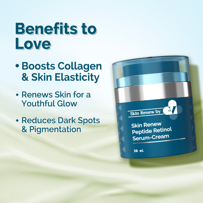 X Dr. V Skin Renew Peptide Retinol Serum Cream