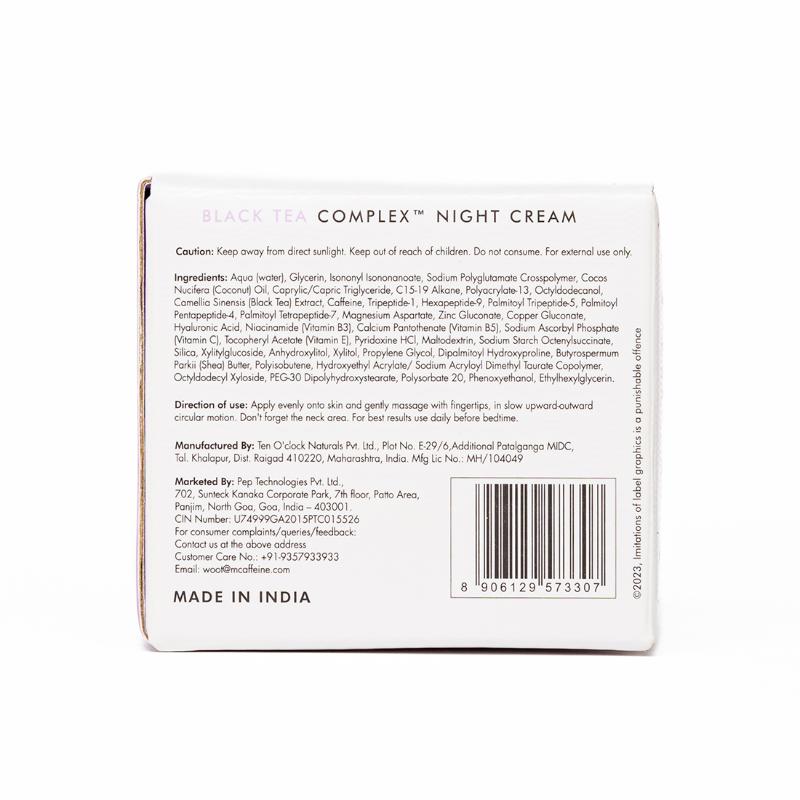 Anti Ageing Night Cream with Black Tea Complex™