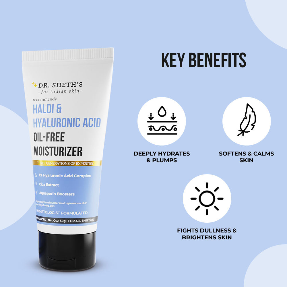 Haldi & Hyaluronic Acid Oil-Free Moisturizer