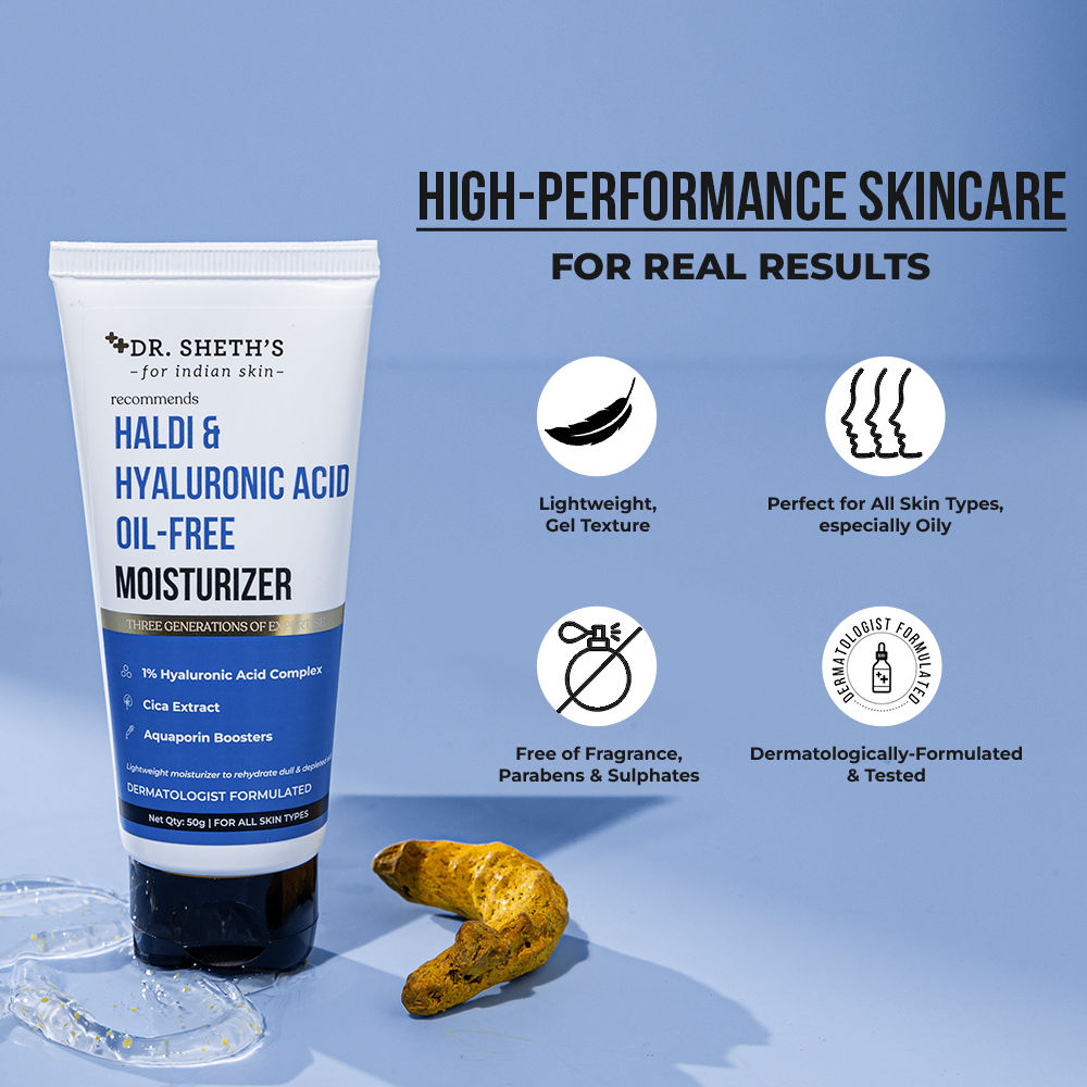 Haldi & Hyaluronic Acid Oil-Free Moisturizer