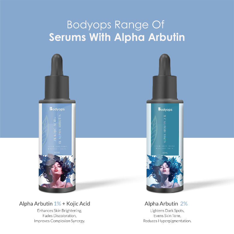 2% Kojic Acid + 1% Alpha Arbutin Face Serum