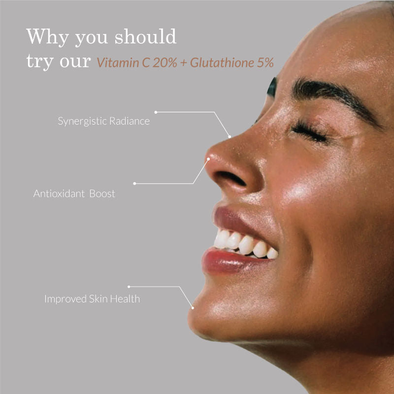 20% Vitamin C + 5% Glutathione Face Serum