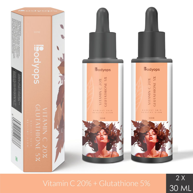20% Vitamin C + 5% Glutathione Face Serum - 60ml
