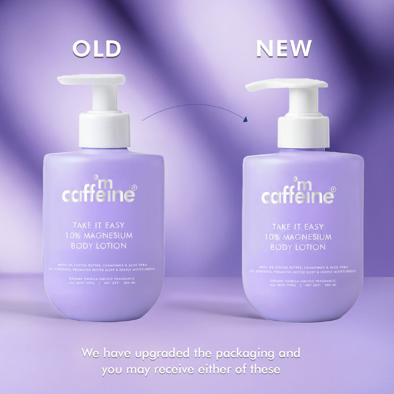10% Magnesium Body Lotion, 3X Instant Stress Reduction Vanilla Betters Sleep & Relaxes