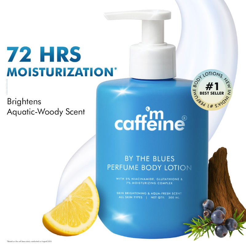 By the Blues Brightening Perfume Body Lotion 5% Niacinamide- Longlasting Aquatic Fragrance