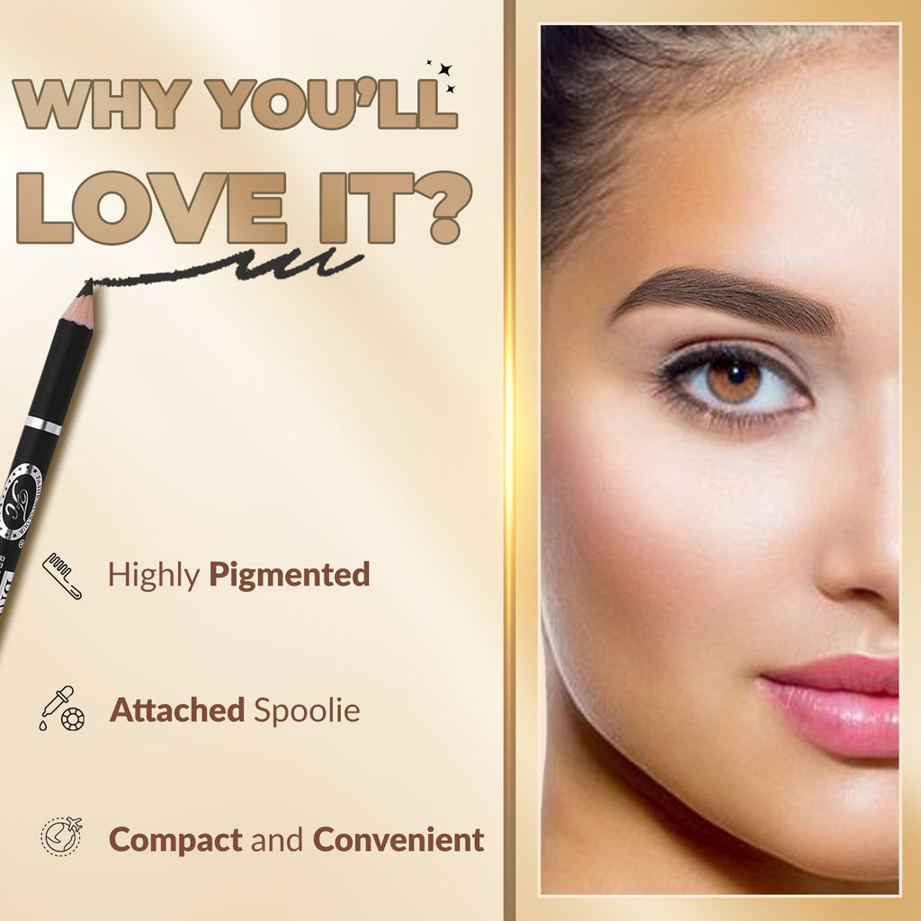 Colour Brow Definer Pencil With Spoolie