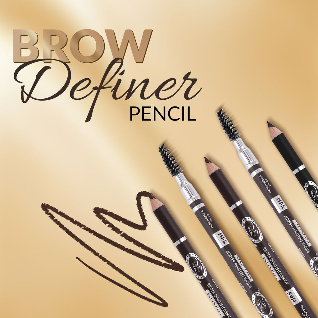 Colour Brow Definer Pencil With Spoolie