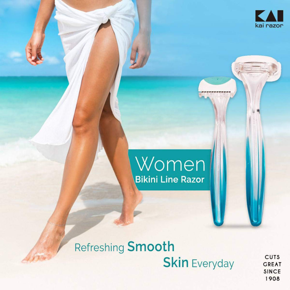 Bikini Line Shave & Trim Reusable Razor for Women