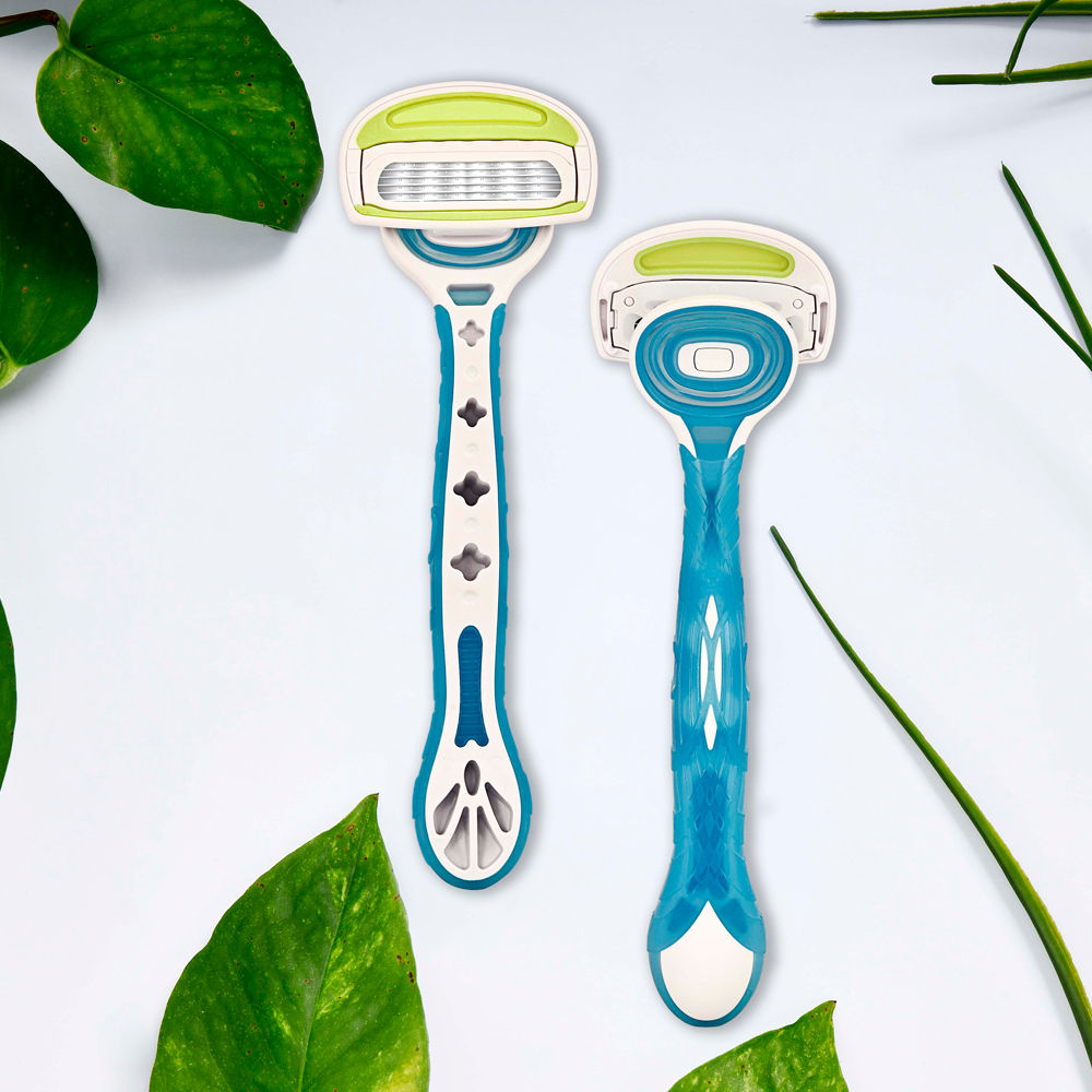 K5 Ease Argan Oil Strips 5-Blade Reusable Razor for Women’s Body