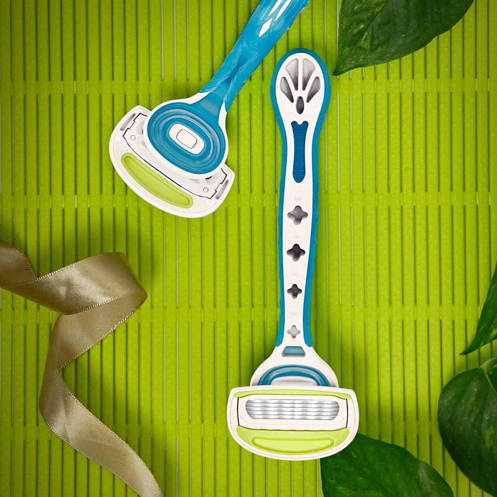 K5 Ease Argan Oil Strips 5-Blade Reusable Razor for Women’s Body