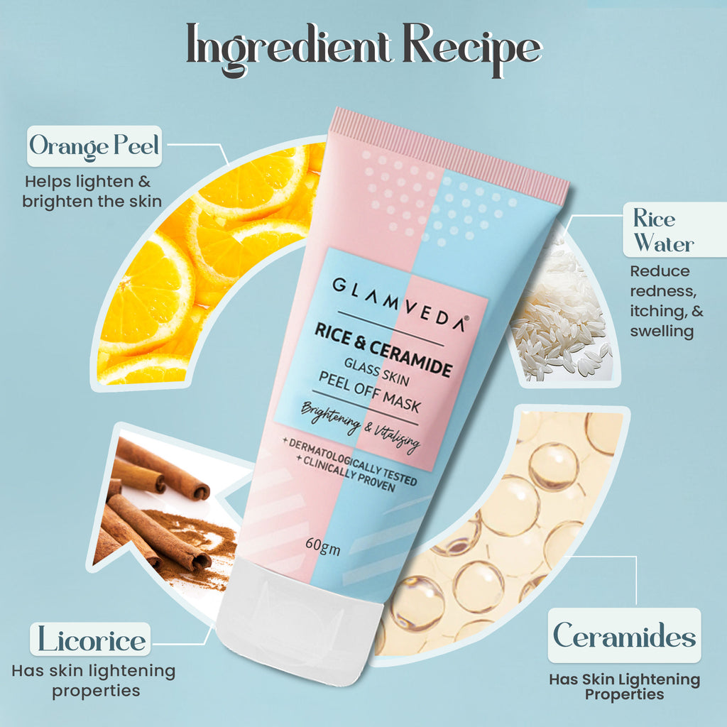 Korean Rice & Ceramide Glass Skin Peel Off Mask