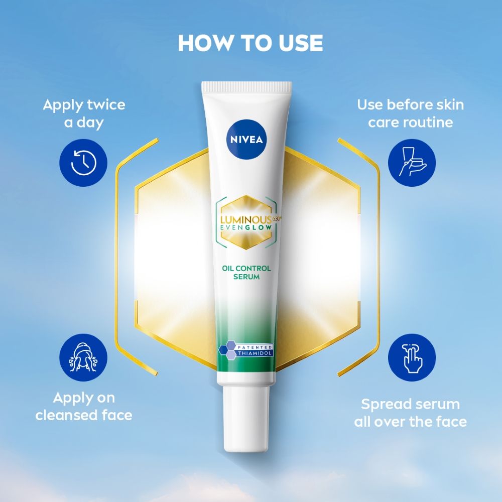 Luminous Even Glow Oil Control Serum Thiamidol, Salicylic, Hyaluronic Acid Reduces Dark Spot