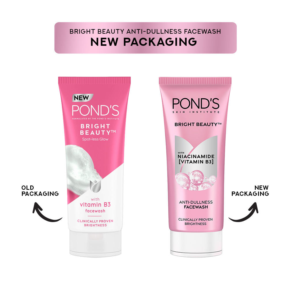 Bright Beauty Facewash with Niacinamide, For Glass Skin-like Shine