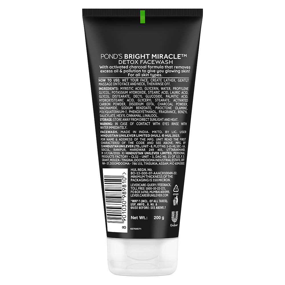 Pure Detox Anti-Pollution Purity Face Wash With Activated Charcoal