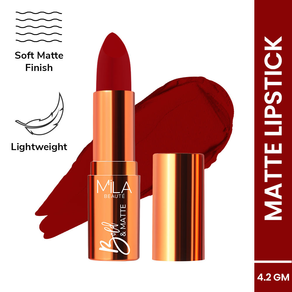 Bold & Matte Long Lasting Highly Pigmented Lipstick - Fiery Fashion