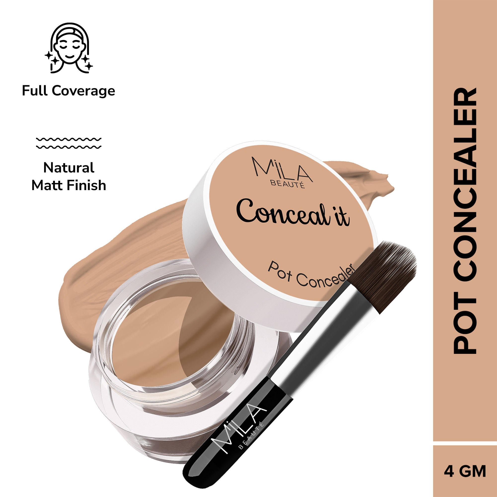 Conceal It Pot Concealer Creamy Matte Finish with SPF 15 - Hazelnut