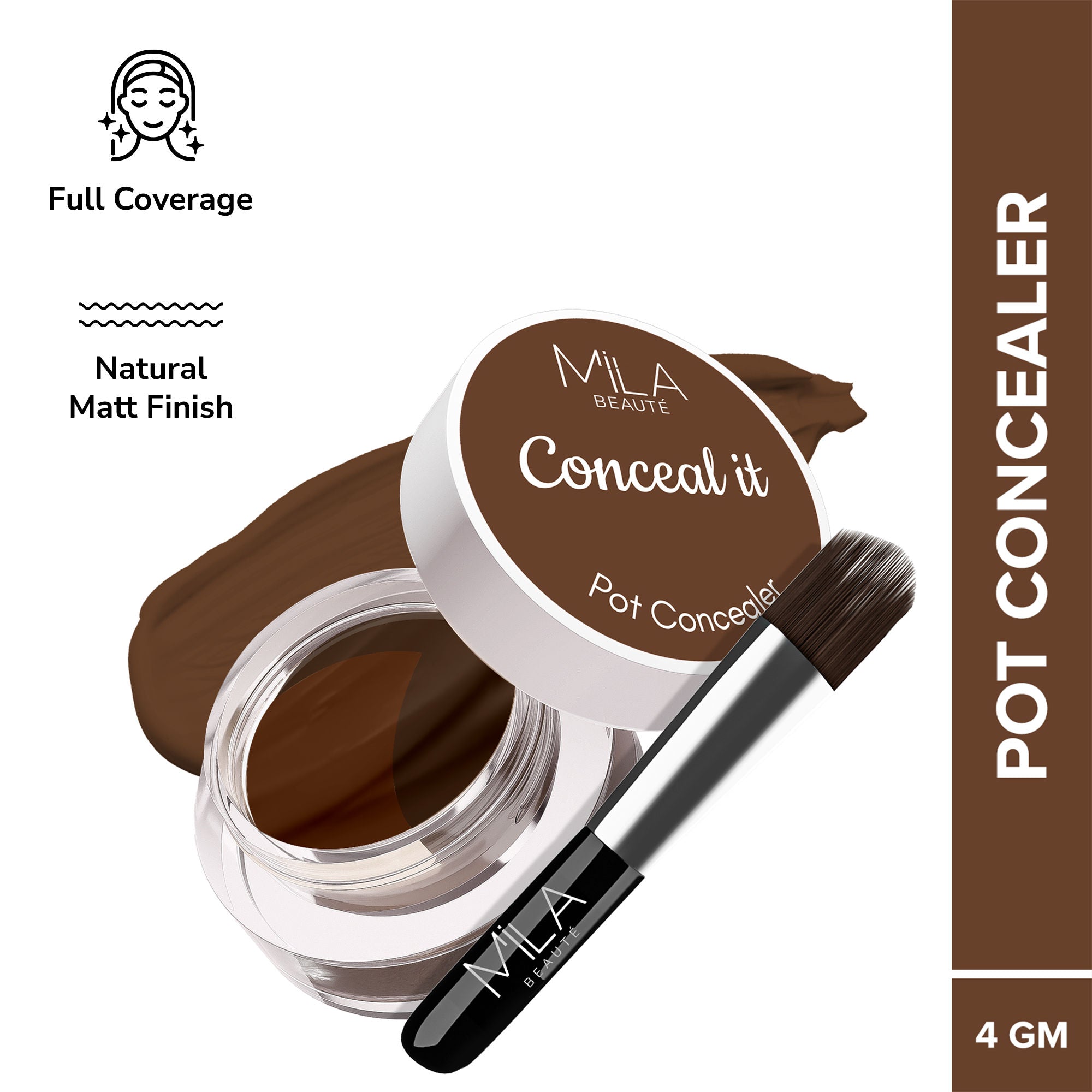 Conceal It Pot Concealer Creamy Matte Finish with SPF 15 - Rich Coco