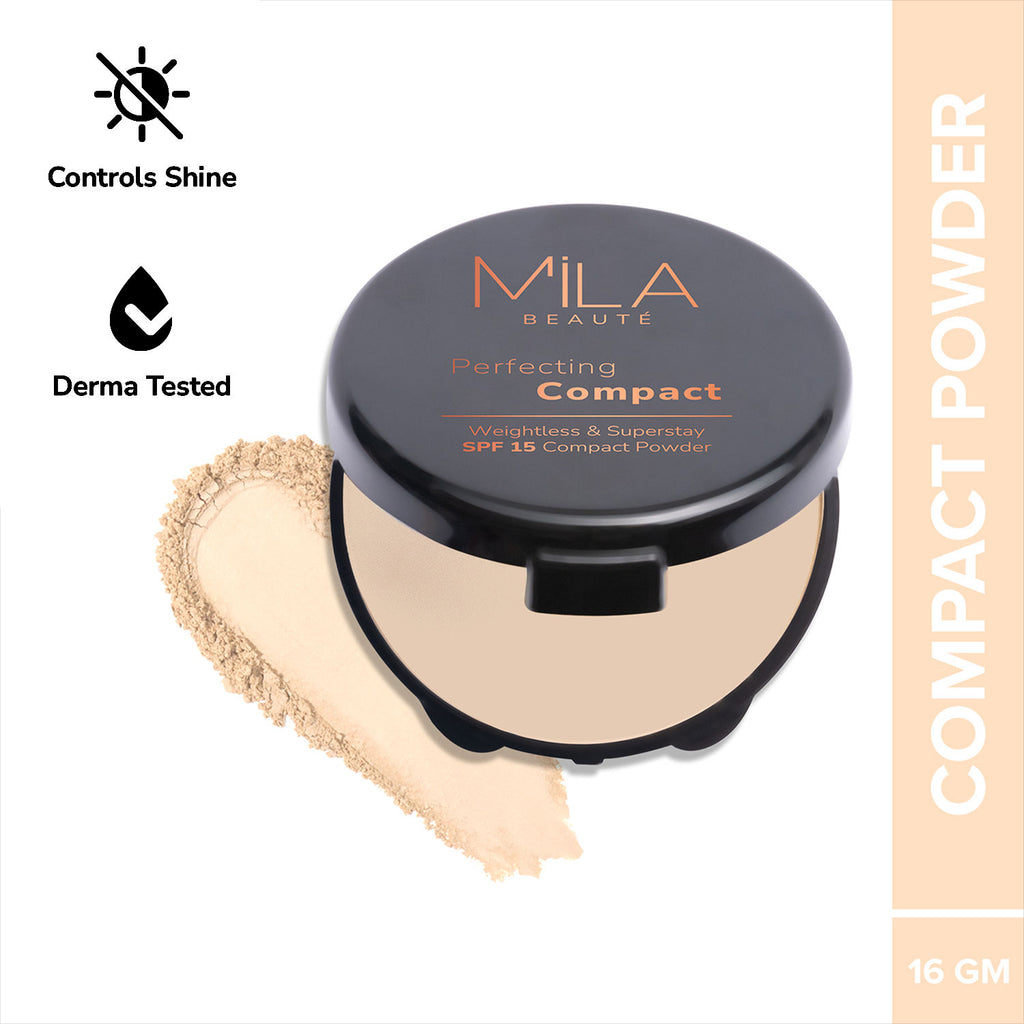 Superstay Natural Matte Finish Perfecting Compact Powder with SPF 15