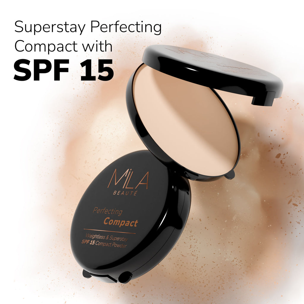 Superstay Natural Matte Finish Perfecting Compact Powder with SPF 15