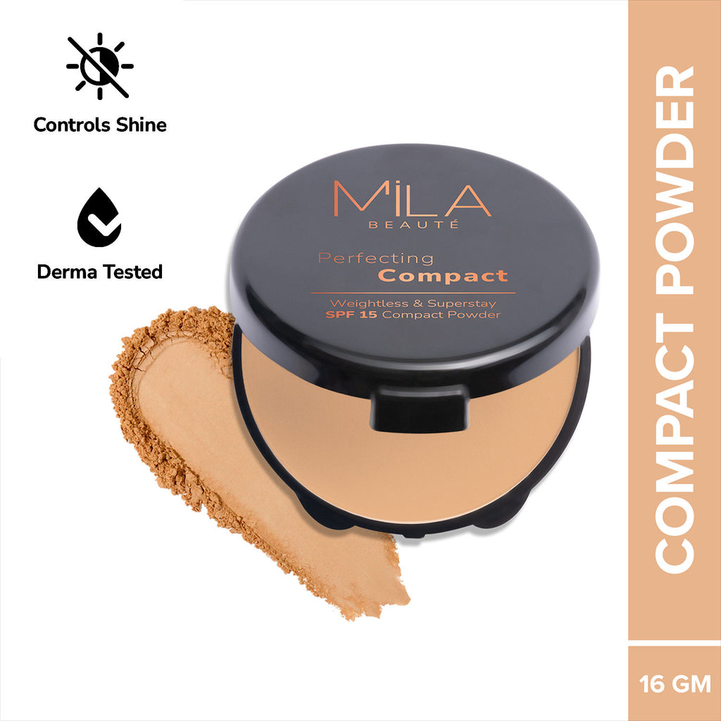 Superstay Natural Matte Finish Perfecting Compact Powder with SPF 15 - Sand