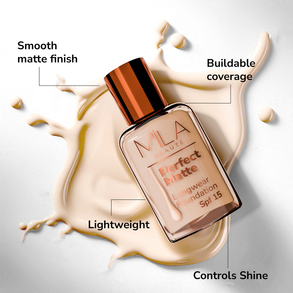 Perfect Matte Longwear Foundation with SPF 15 & Oil Control Formula