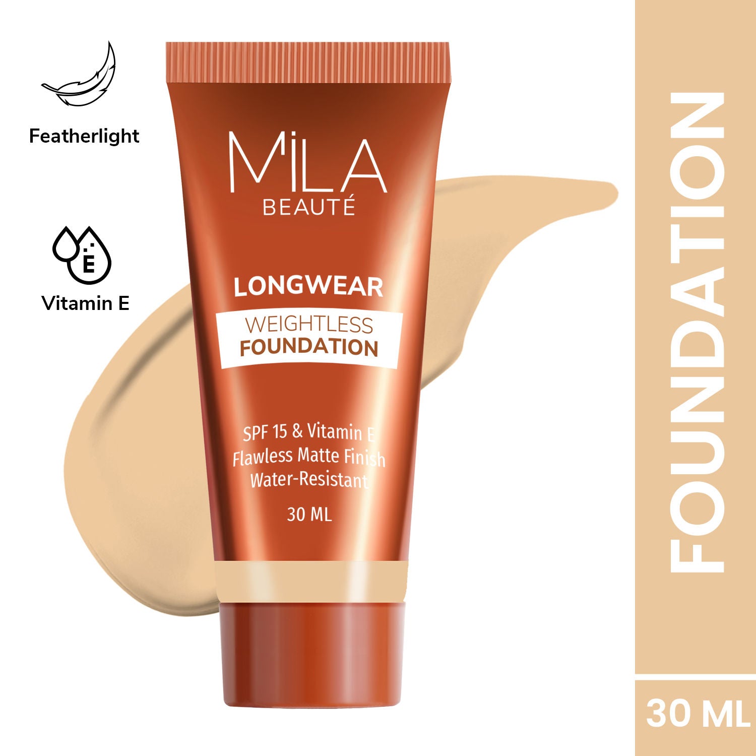 Longwear Weightless Matte Finish Foundation with SPF 15 - Soft Beige