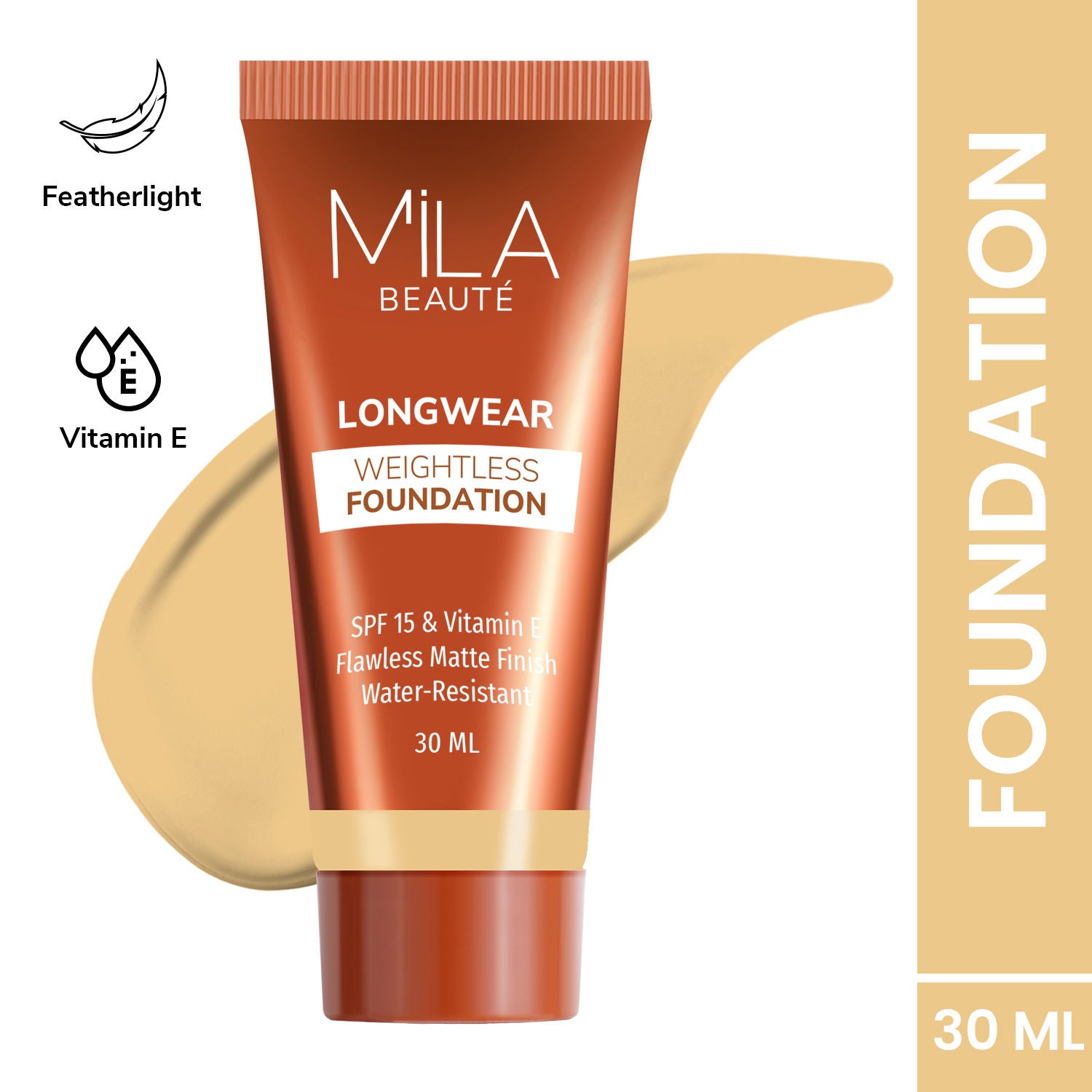 Longwear Weightless Matte Finish Foundation with SPF 15 - Sand Buff