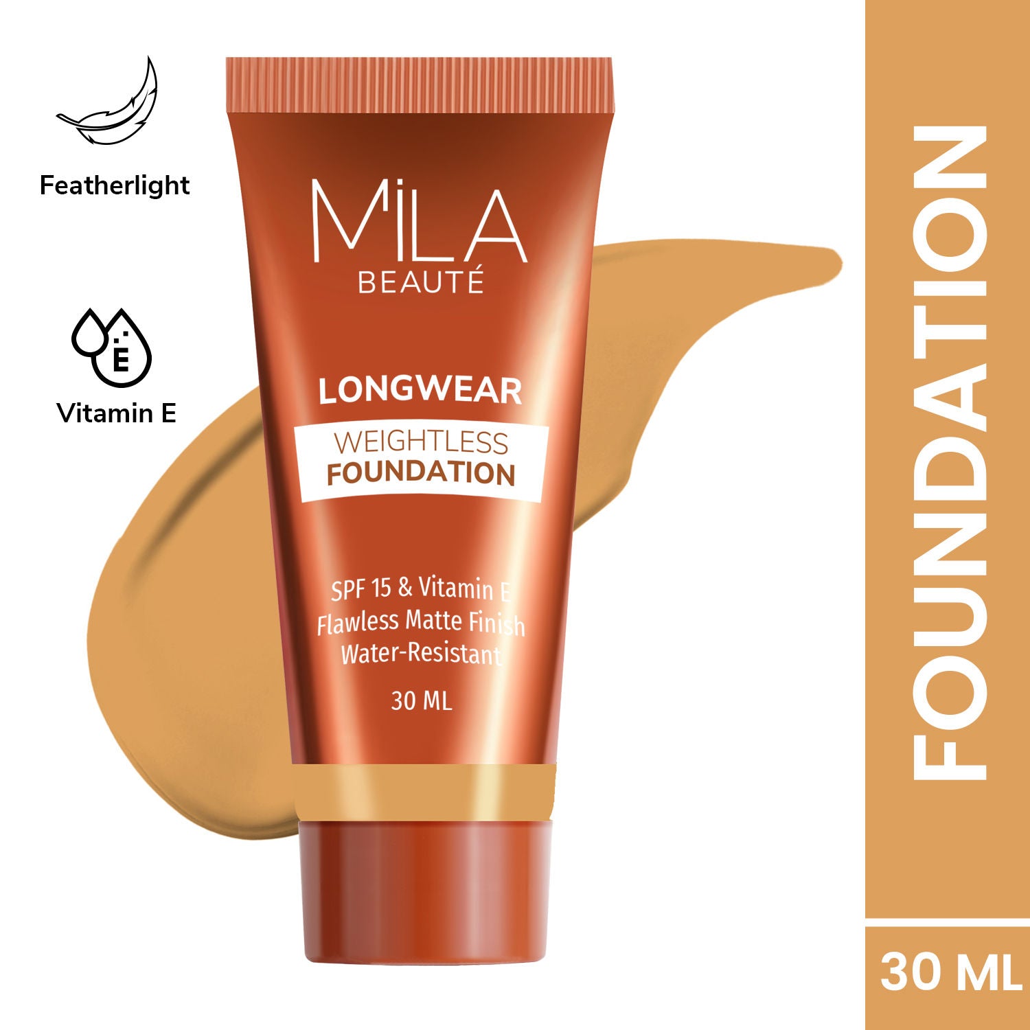Longwear Weightless Matte Finish Foundation with SPF 15 - Coffee Toffee