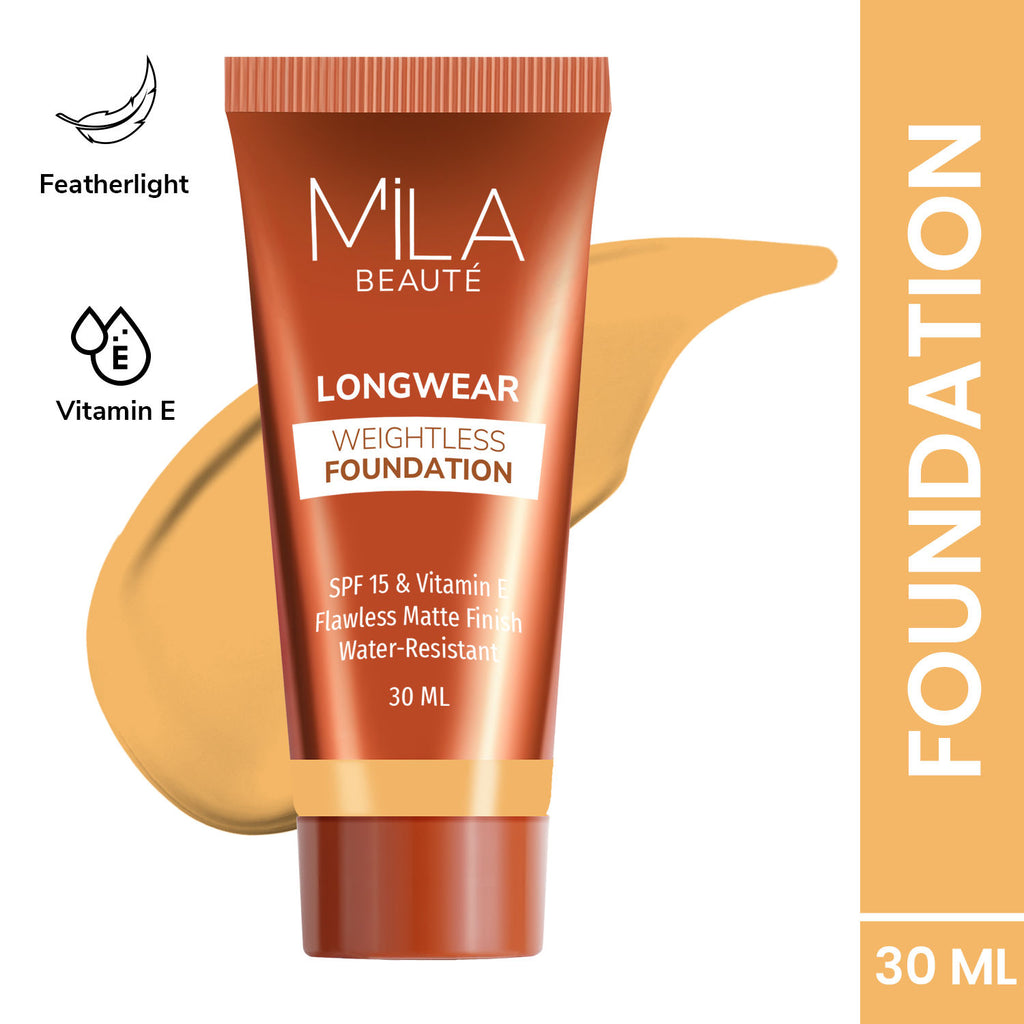 Longwear Weightless Matte Finish Foundation with SPF 15 - Golden Caramel