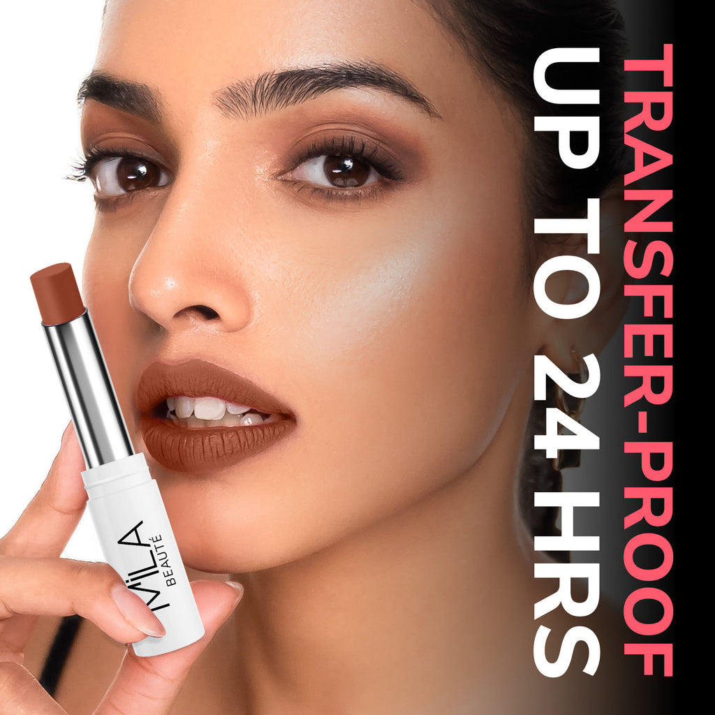 24 Hr Non-Transfer Matte Locked-In Lipstick