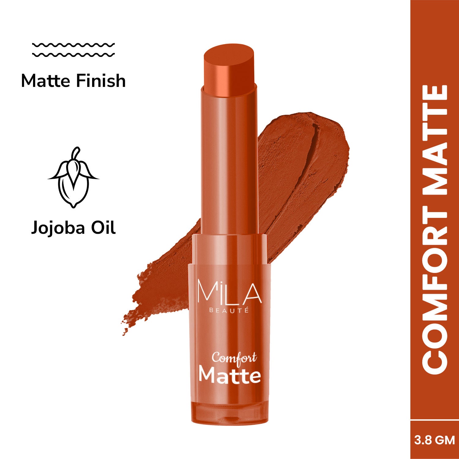 Comfort Matt Lipstick - Rusty Brown