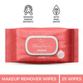 Makeup Remover Wipes Hydrating & Refreshing With Rosewater & Vitamin E - 25 Wipes