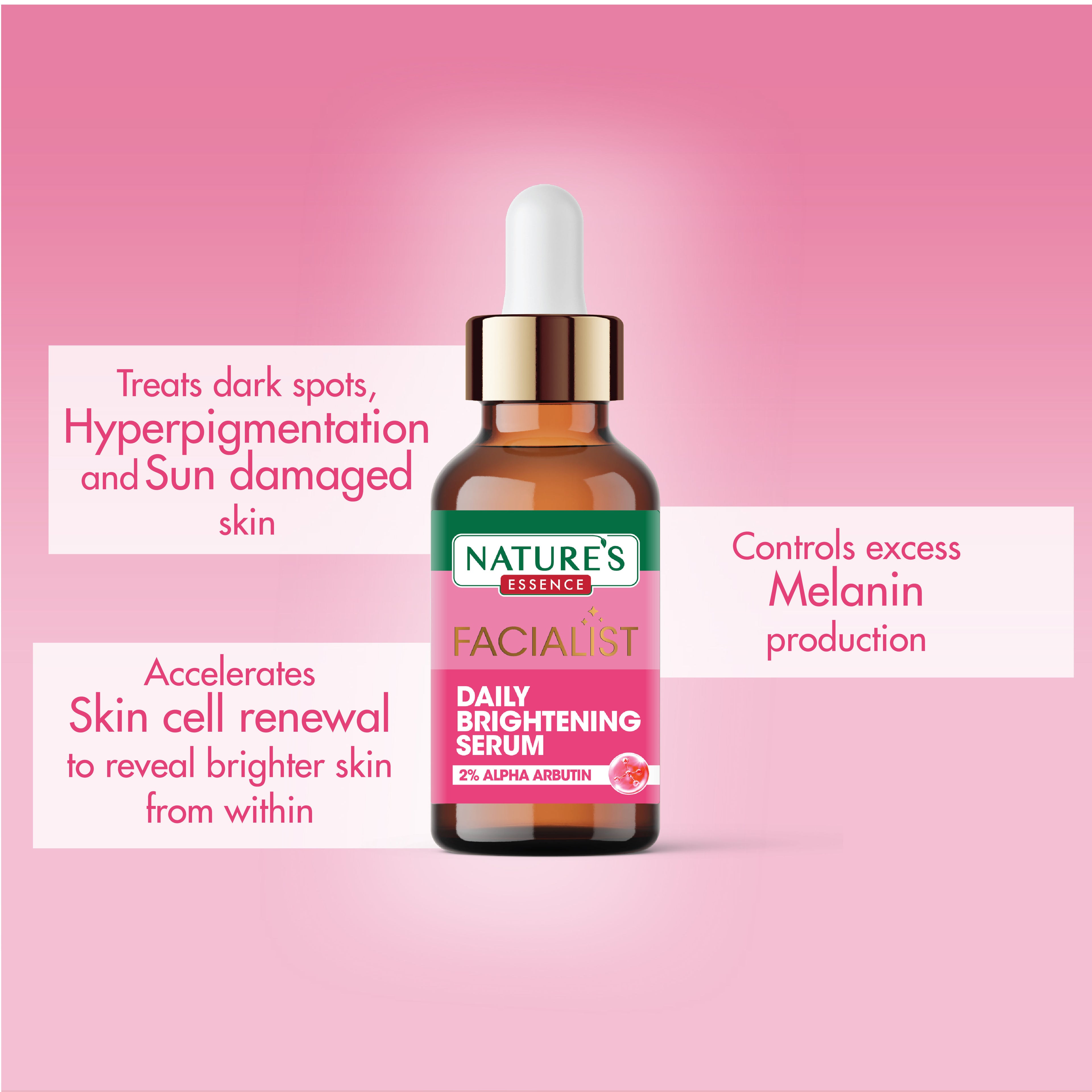 Facialist Daily Brightening Serum with 2% Alpha Arbutin