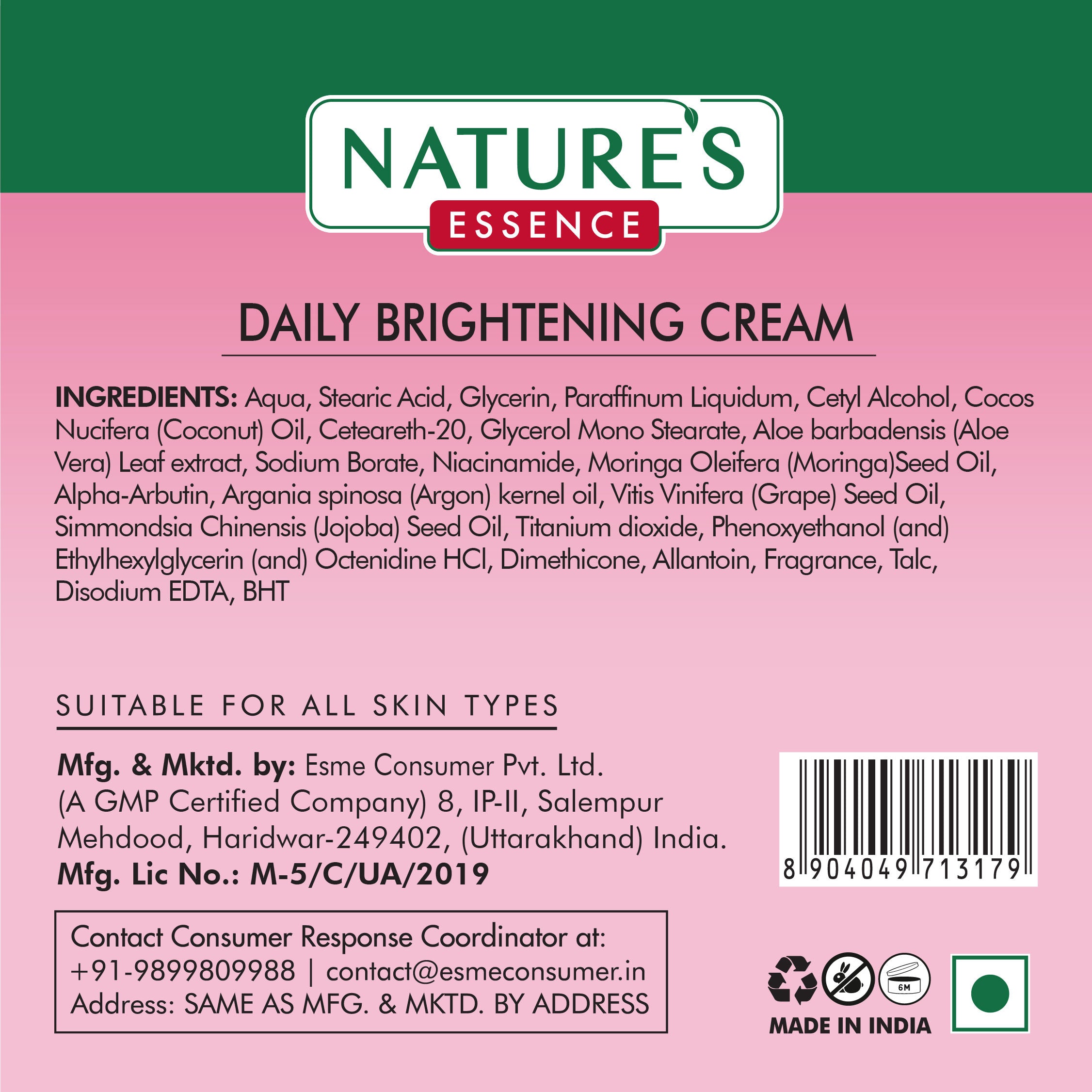 Facialist Daily Brightening Cream with Alpha Arbutin