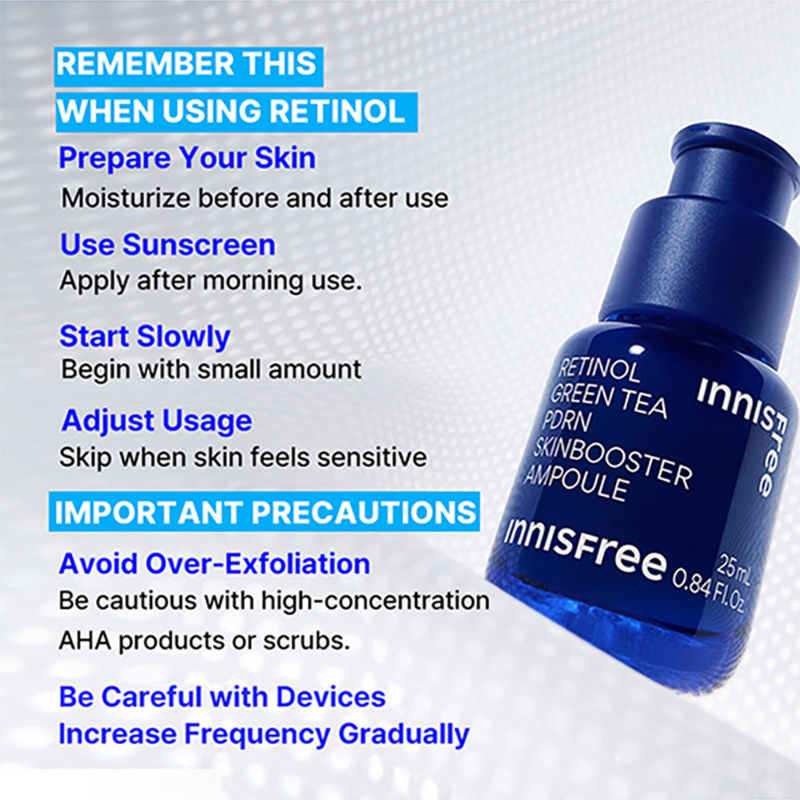 1% Retinol Green Tea VEGAN PDRN Ampoule - Anti-Aging, Brightening & Skin-Soothing Serum