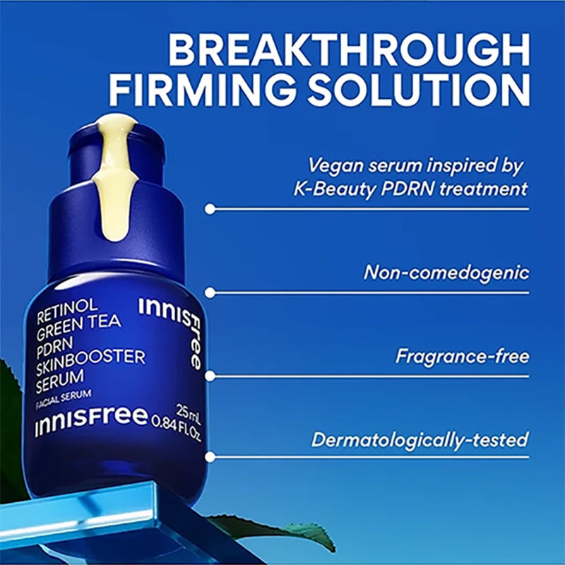 1% Retinol Green Tea VEGAN PDRN Ampoule - Anti-Aging, Brightening & Skin-Soothing Serum