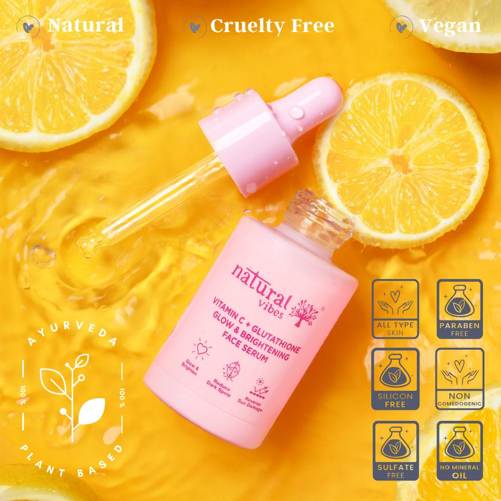 Vitamin C + Glutathione Glow & Brightening Face Serum